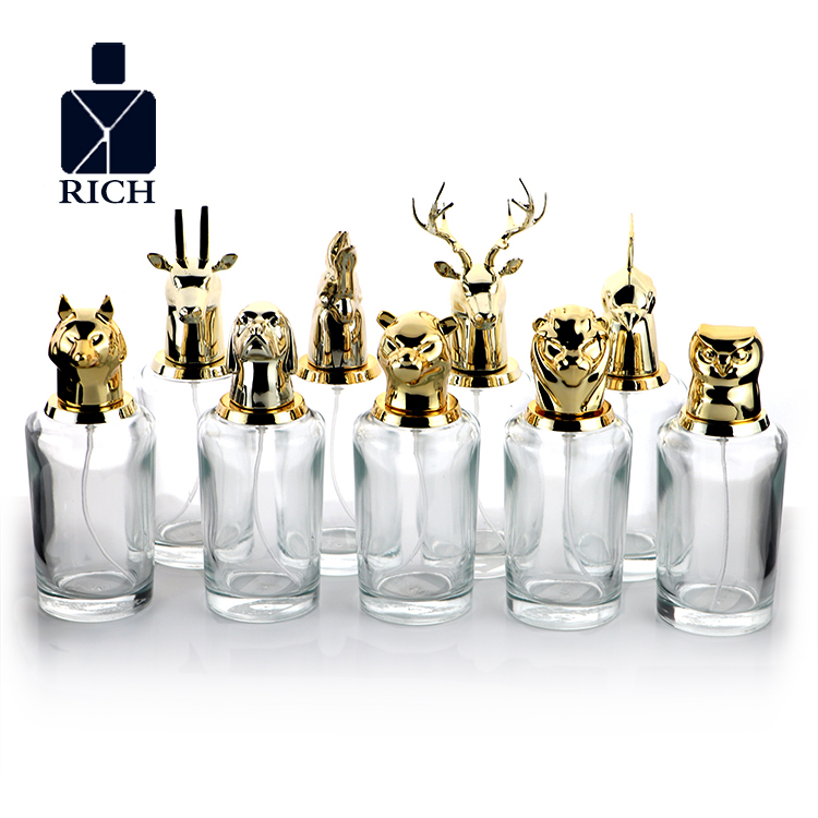 New Fashion Design for Unique Perfume Bottles Wholesale - Perfume Spray Bottle with Zinc Alloy Animal Head Cap – Zeyuan