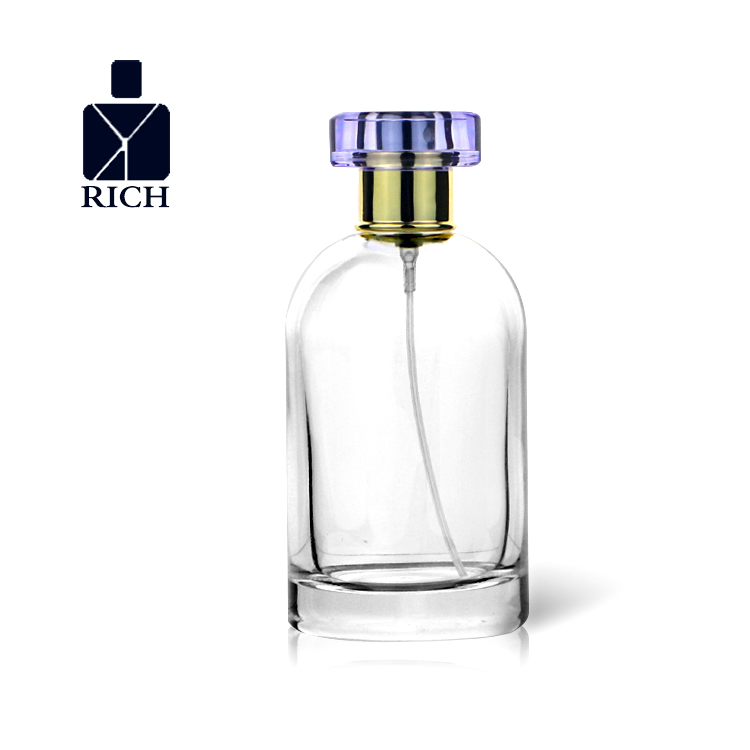 Bottom price Perfume Cap - Cylinder Perfume Bottles 50ml Clear – Zeyuan