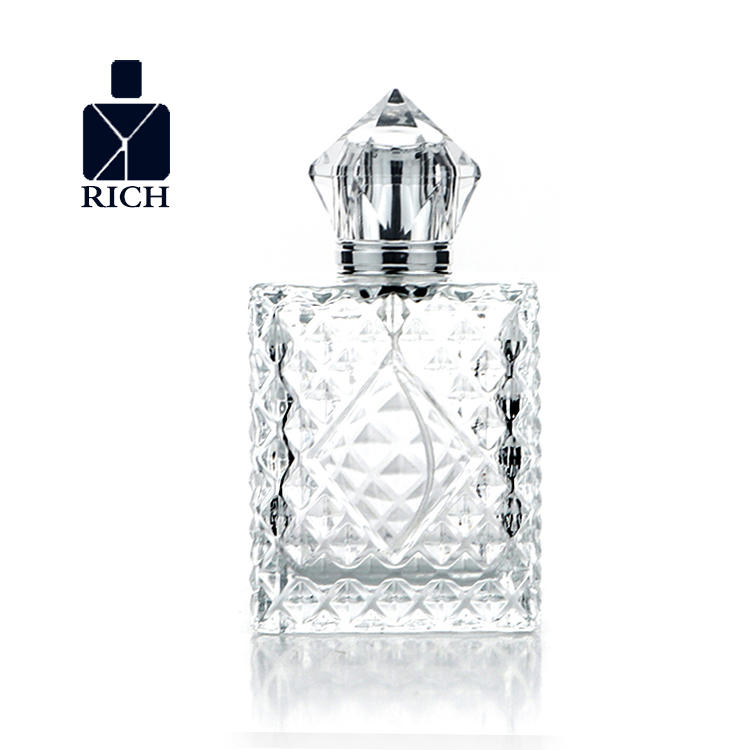 Manufacturer of Refillable Perfume Atomiser - 3.4 Oz Perfume Bottle engraved Glass Bottle– Zeyuan