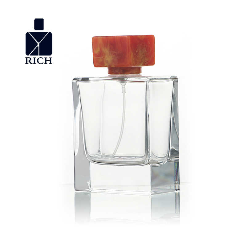 Hot sale Pretty Perfume Bottles - 100ml Perfume Bottle Polish With Resin Lid – Zeyuan